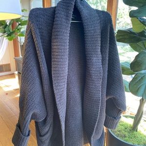 Barefoot Dreams Circle Cardigan - Grey - Size S/M